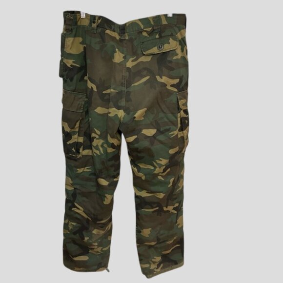 Military Camo Lined Cargo Winter Pants - Picture 3 of 15